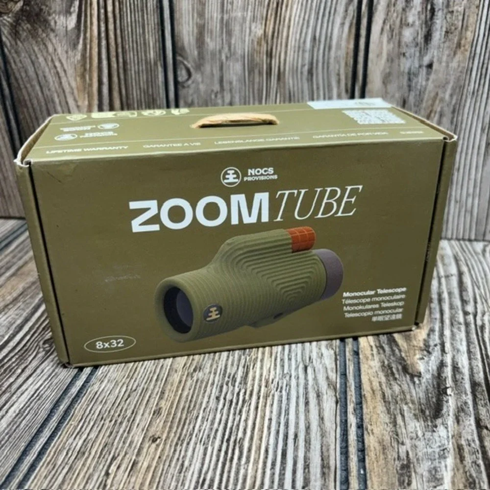 Nocs Zoom Tube 8x32Monocular Telescope, 32mm Lens, Juniper Green